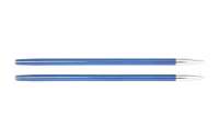 47523 Knit Pro Спицы съемные 'Zing' 4мм для длины тросика 20см, алюминий, сапфир (темно-синий), 2шт