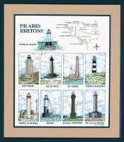 Набор для вышивания LE BONHEUR DES DAMES арт.1190A "Phares bretons" (бретонские маяки)