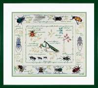 Набор для вышивания LE BONHEUR DES DAMES арт bonheur.1192 "Les insectes" (насекомые)