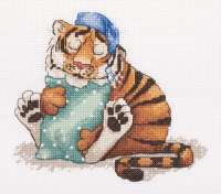 КЛАРТ набор для вышивания арт. klart.8-438 "Сонный тигр"