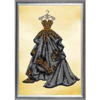 Рисунок на ткани для вышивания бисером RK LARKES арт. larkes.К3575 "Бальное платье 2"