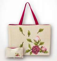 Набор для вышивания сумки с кошельком LUCA-S арт lucas.BAG002 "Розы"