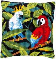Набор для вышивания подушки VERVACO арт vervaco.PN-0186881 "Птицы тропиков"