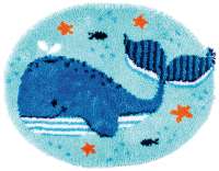 Набор для вышивания коврика VERVACO арт vervaco.PN-0191853 "Забавный кит"