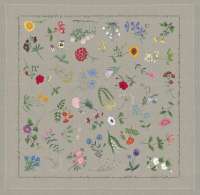 Набор для вышивания скатерти LE BONHEUR DES DAMES арт bonheur.6103 "Imprime floral" (цветочный принт)