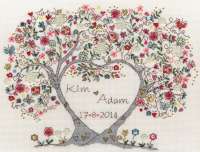 Набор для вышивания BOTHY THREADS арт.XKA4 Love blossoms (Любимые цветы)