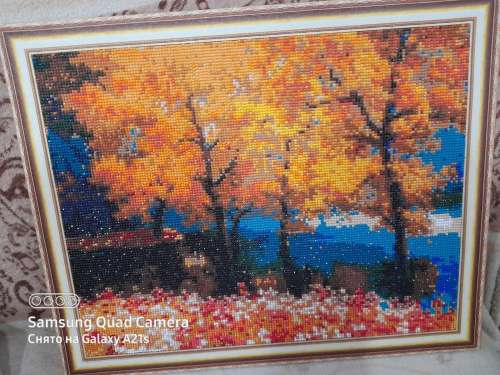 Продаю готовую картину Алмазная Мозаика Картина Осень