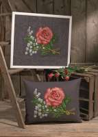 Набор для вышивания PERMIN арт 70-6426 "Розы и лилии"