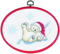 Набор для вышивания PERMIN арт.92-5643 "Белый медведь"