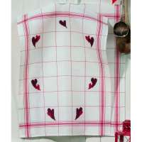 Набор для вышивания полотенца PERMIN арт 28-2213 "Сердца"