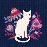 Набор для вышивания РТО арт.CBE9005 Кошка
