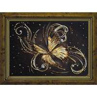 Набор для вышивания бусинами RK LARKES арт. Н4131 "Золотая бабочка"
