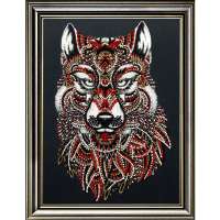 Набор для вышивания бисером RK LARKES арт. larkes.Н4001 "Волк"