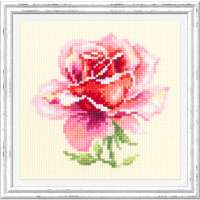 Набор для вышивания нитками Чудесная Игла арт. igla.150-002 "Розовая роза"