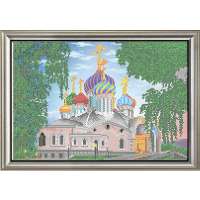 Рисунок на ткани RK LARKES арт. larkes.К3356 "Церковь Святого Игоря Черниговского"