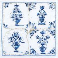 Набор для вышивания THEA GOUVERNEUR арт.483A "Античная плитка, цветочные вазы"
