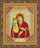 Набор для вышивания бисером Паутинка арт. Б1016 Богородица Троеручица
