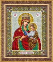 Набор для вышивания бисером Паутинка арт. Б1043 Пр.Богородица Черниговская