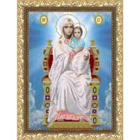 АРТ СОЛО Рисунок на ткани арт. VIA3005 ПБ Пресвятая Богородица на престоле