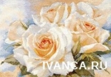 Набор для вышивания арт.Алиса - 232 Белые розы