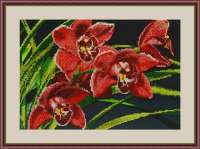 Набор для вышивания бисером GALLA COLLECTION арт. Л 313 Орхидеи