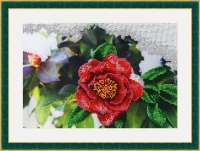 Набор для вышивания бисером GALLA COLLECTION арт. Л 317 Японская роза