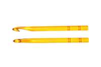 51288 Knit Pro Крючок для вязания Trendz 10мм, акрил, оранжевый