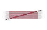 29037 Knit Pro Спицы чулочные Royale 4мм /20см, ламинированная береза, розовая фуксия, 5шт