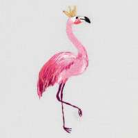 Набор для вышивания Панна "Живая картина"арт.  panna.JK-2178 "Фламинго"