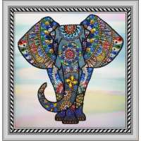 Набор для вышивания бусинами RK LARKES арт. larkes.Н3360 "Слон"