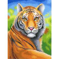 Рисунок на ткани М.П. Студия арт. mpstudia.СК-067 "Царственный тигр"