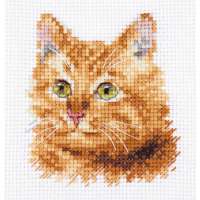 Набор для вышивания крестом Алиса арт. alisa.0-207 "Животные в портретах. Рыжий кот"
