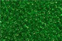 Бисер Preciosa размер 10/0 цвет 50100 (упаковка 50гр) прозрачный/цветной зеленый