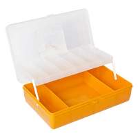 "Тривол" Коробка для мелочей пластик №4 желтый