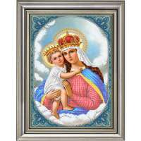 Рисунок на ткани RK LARKES арт. larkes.К3428 "Богородица с младенцем"