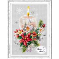 Набор для вышивания Чудесная Игла арт. igla.100-231 «Рождественская свеча»
