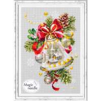 Набор для вышивания Чудесная Игла арт. igla.100-232 «Рождественский колокольчик»