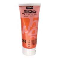 Краски акриловые "PEBEO" Studio Acrylics DYNA 100 мл арт. 832-353 оранжево-желтый иридисцентный