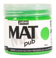 Краски акриловые "PEBEO" экстра матовая Mat Pub №1 140 мл арт. 256015 светло-зеленый