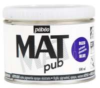 Краски акриловые "PEBEO" экстра матовая Mat Pub №1 500 мл арт. 257010 ультрамарин