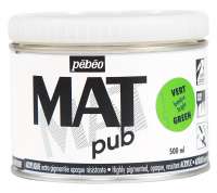 Краски акриловые "PEBEO" экстра матовая Mat Pub №1 500 мл арт. 257015 светло-зеленый