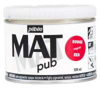 Краски акриловые "PEBEO" экстра матовая Mat Pub №2 500 мл арт. 257006 маджента