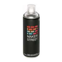 "MAKERSTREET" Эмаль для граффити и декоративно-оформительских работ арт. MS400/003 Под серебро 400 мл