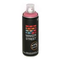 "MAKERSTREET" Эмаль для граффити и декоративно-оформительских работ арт. MS400/302 Розовый 400 мл