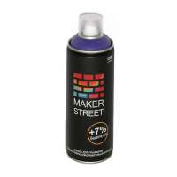 "MAKERSTREET" Эмаль для граффити и декоративно-оформительских работ арт. MS400/407 Сине-фиолетовый 400 мл