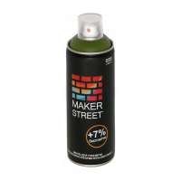 "MAKERSTREET" Эмаль для граффити и декоративно-оформительских работ арт. MS400/600 Серо-зеленый 400 мл