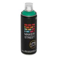 "MAKERSTREET" Эмаль для граффити и декоративно-оформительских работ арт. MS400/612 Зеленая бирюза 400 мл