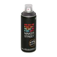 "MAKERSTREET" Эмаль для граффити и декоративно-оформительских работ арт. MS400/701 Темно-серый 400 мл