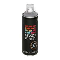 "MAKERSTREET" Эмаль для граффити и декоративно-оформительских работ арт. MS400/702 Светло-серый 400 мл