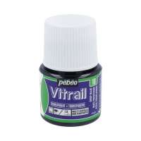 "PEBEO" Краска для стекла и металла Vitrail лаковая прозрачная арт. 050-010 темно-синий 45 мл